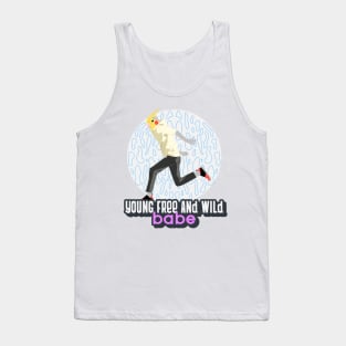 Cute Animal Cartoon Drawing Tank Top